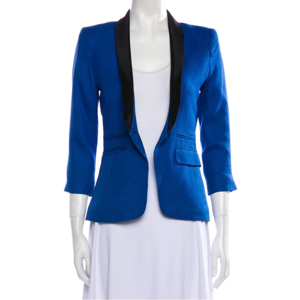 Smythe Blue Tuxedo Blazer